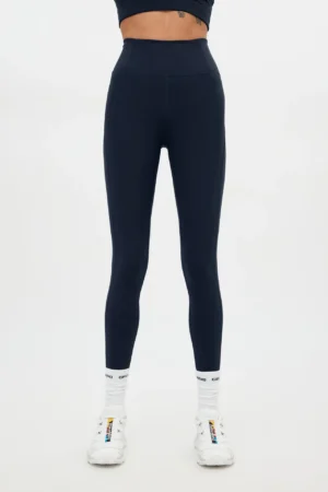 Legging largo de tejido compresivo y tiro alto
