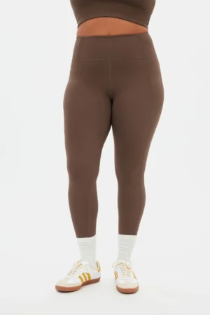 Legging largo de tejido compresivo y tiro alto